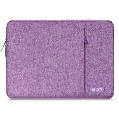 MOSISO Polyester Vertical Laptop Sleeve with Front Pocket, 12.3-18.5 Inch Universal Fit for MacBook Pro 16 M1/M2/M3/M4/M5, HP Dell Lenovo Acer Asus, Compatible with MacBook Neo, Dozens of Colors Available