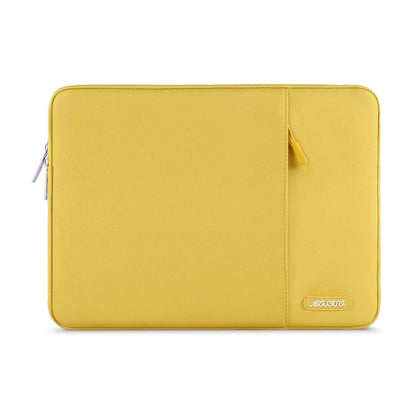 MOSISO Polyester Vertical Laptop Sleeve with Front Pocket, 12.3-18.5 Inch Universal Fit for MacBook Pro 16 M1/M2/M3/M4/M5, HP Dell Lenovo Acer Asus, Compatible with MacBook Neo, Dozens of Colors Available