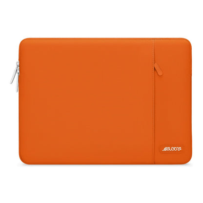 MOSISO Polyester Vertical Laptop Sleeve with Front Pocket, 12.3-18.5 Inch Universal Fit for MacBook Pro 16 M1/M2/M3/M4/M5, HP Dell Lenovo Acer Asus, Compatible with MacBook Neo, Dozens of Colors Available