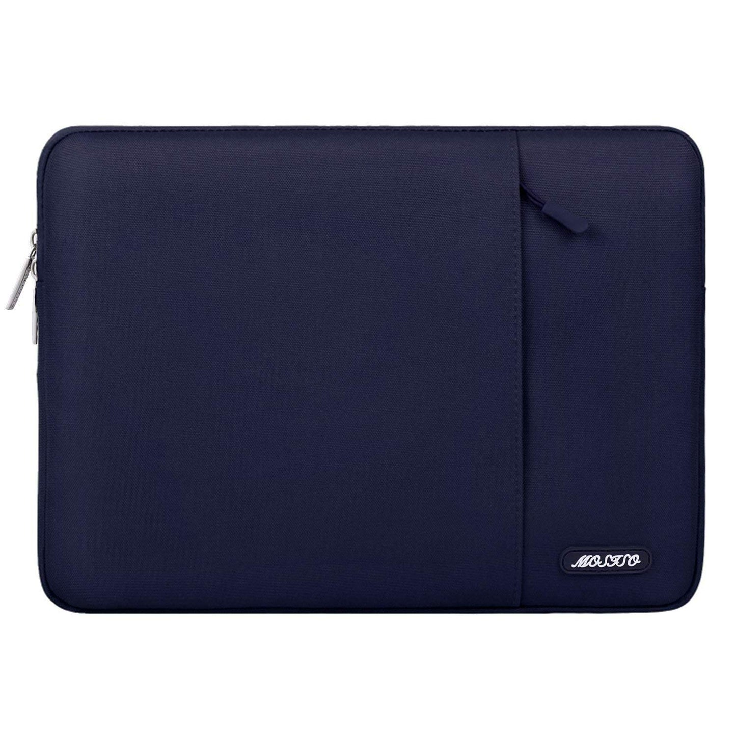 MOSISO Polyester Vertical Laptop Sleeve with Front Pocket, 12.3-18.5 Inch Universal Fit for MacBook Pro 16 M1/M2/M3/M4/M5, HP Dell Lenovo Acer Asus, Compatible with MacBook Neo, Dozens of Colors Available