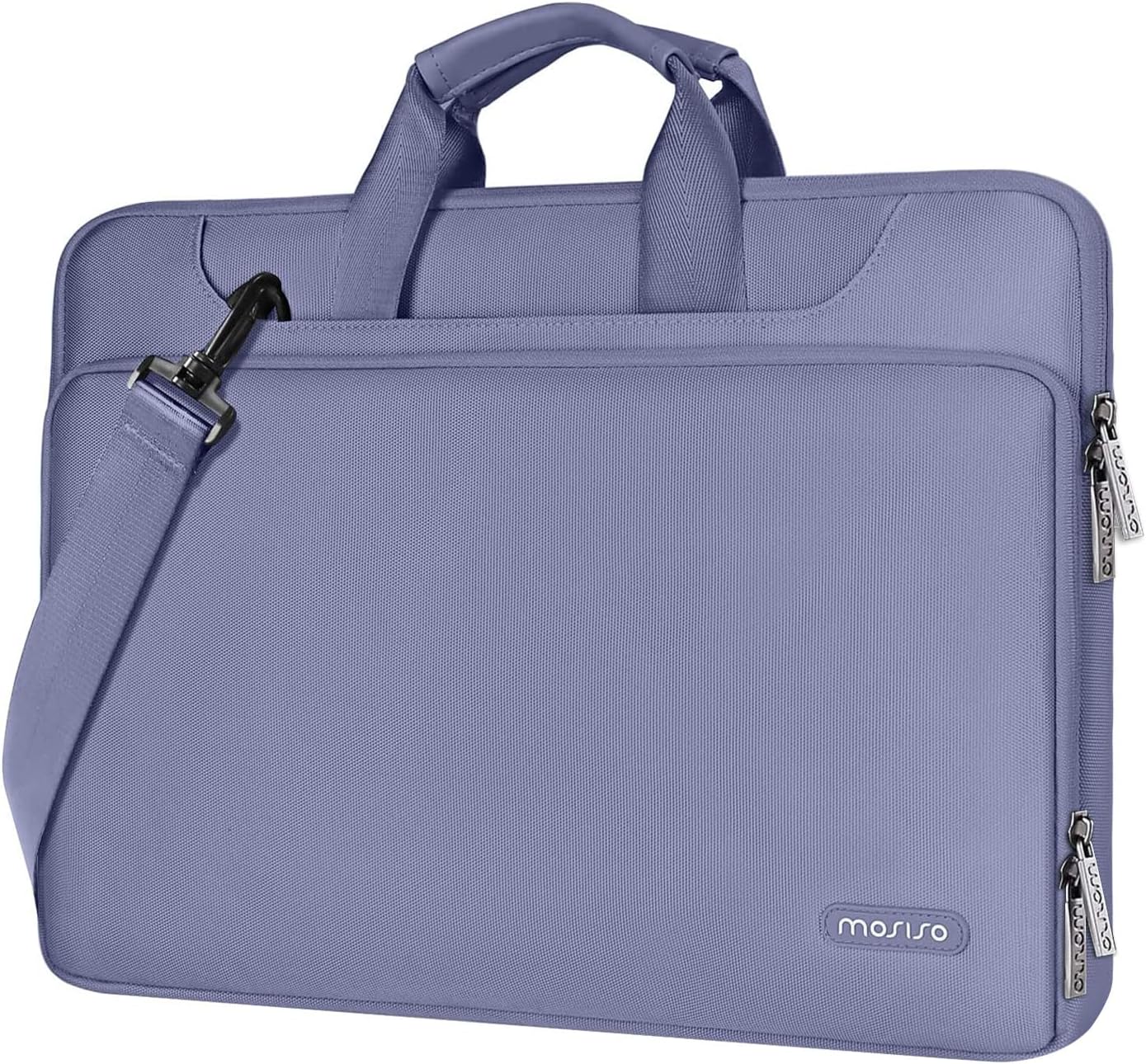 MOSISO 360 Protective Laptop Bag 13-17.3 inch, 13 13.3 14 16 17.3 inch Computer Bag Compatible with MacBook Air 13 inch/Pro 13 inch/Pro 14 inch,HP,Dell,Notebook, Laptop Carrying Case with Strap&Handle, Pink