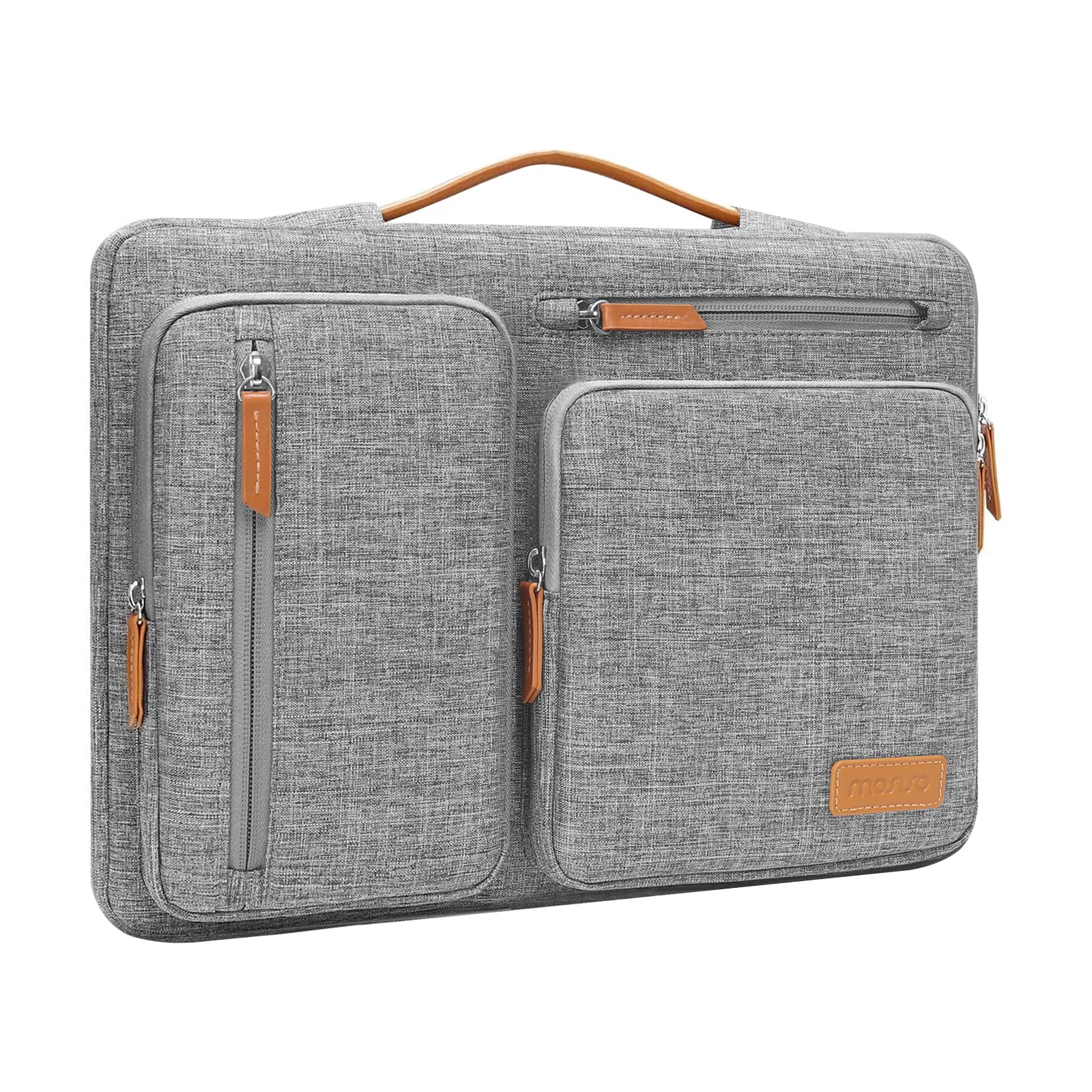 MOSISO 12.9 inch Tablet Sleeve Case for iPad Pro 13 M4 & iPad Air 13 M3 M2, iPad Pro 12.9 M2 M1 6/5th with Magic Keyboard&Smart Keyboard Folio, Side Open Carrying Bag with 4 Zipper Pockets, Black