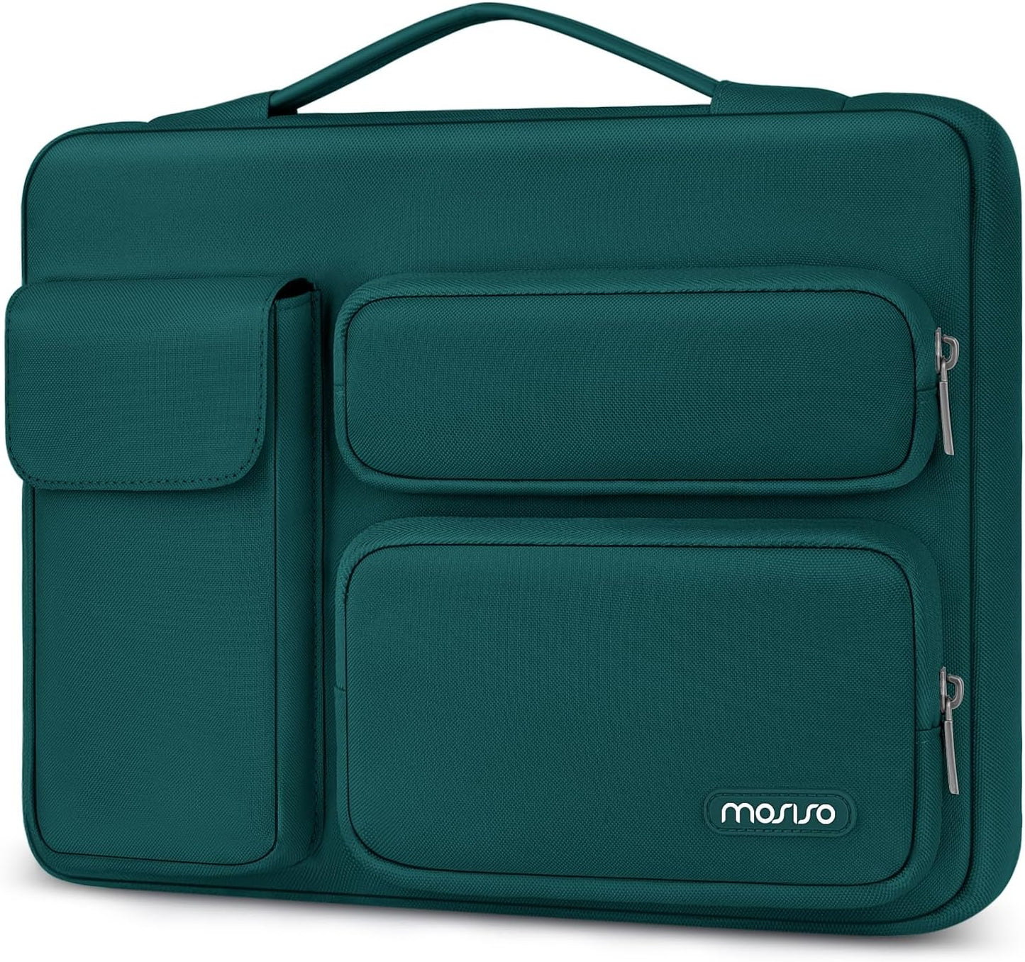 MOSISO 360 Protective Laptop Case 13.3 inch, 13-13.3 inch Laptop Sleeve Compatible with MacBook Air/Pro 13 / Pro 14, HP Dell ASUS Lenovo, Side Open Bag with 2 Raised&1 Flapover Pockets, Lavender Gray mysite