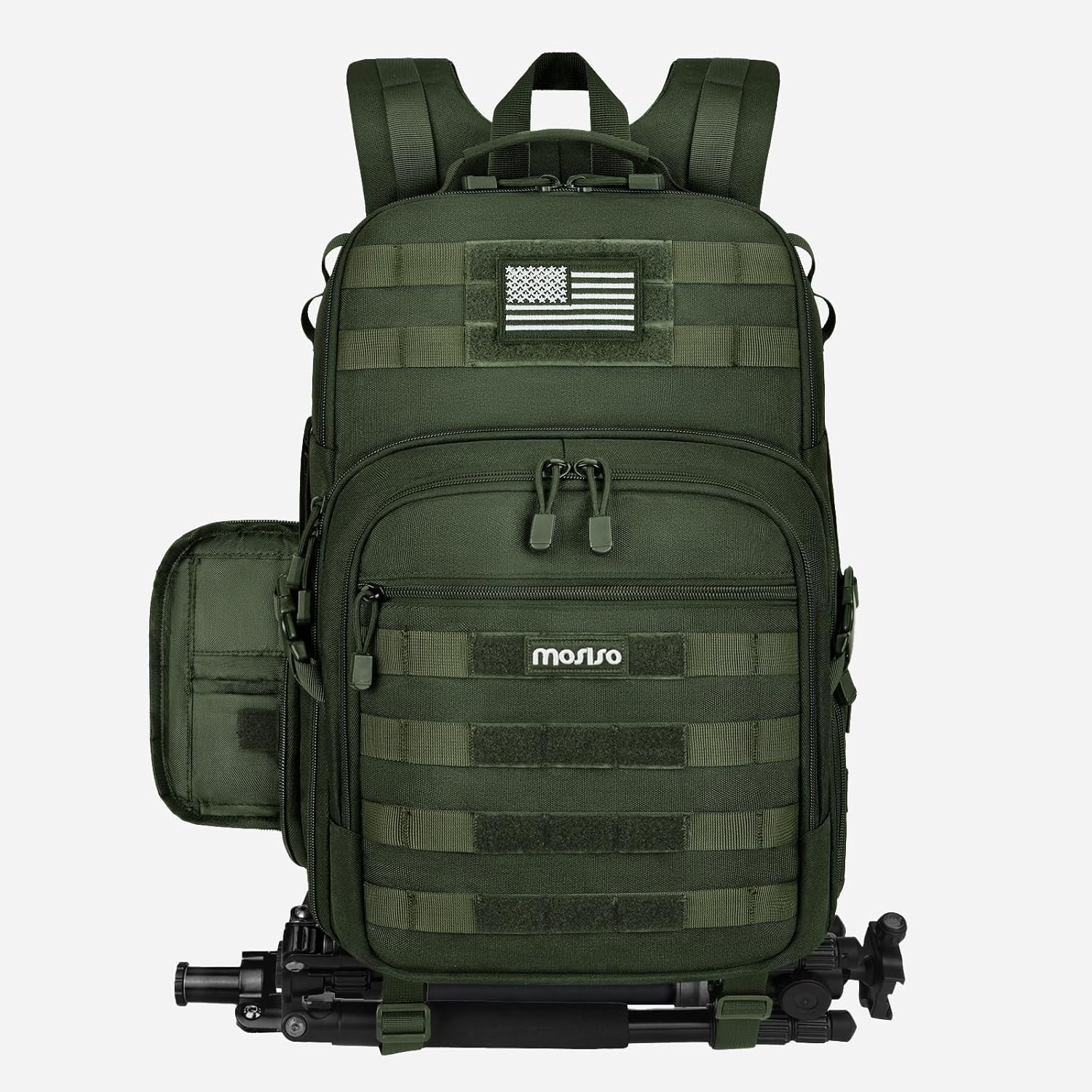 Tactical Camera Backpack Quick Side Access Fits DSLR & 16