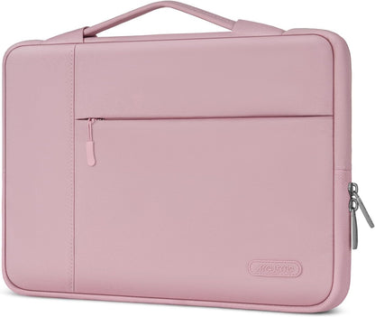 MOSISO Laptop Case 12.3-16 inch, 12.3 13 13.3 14 15 16 inch Laptop Sleeve with Handle Compatible with MacBook Air 15 inch M5 A3448 M4 A3241 M3 A3114 M2 A2941 2026-2023, Dell XPS, Polyester Multifunctional Computer Bag, Black