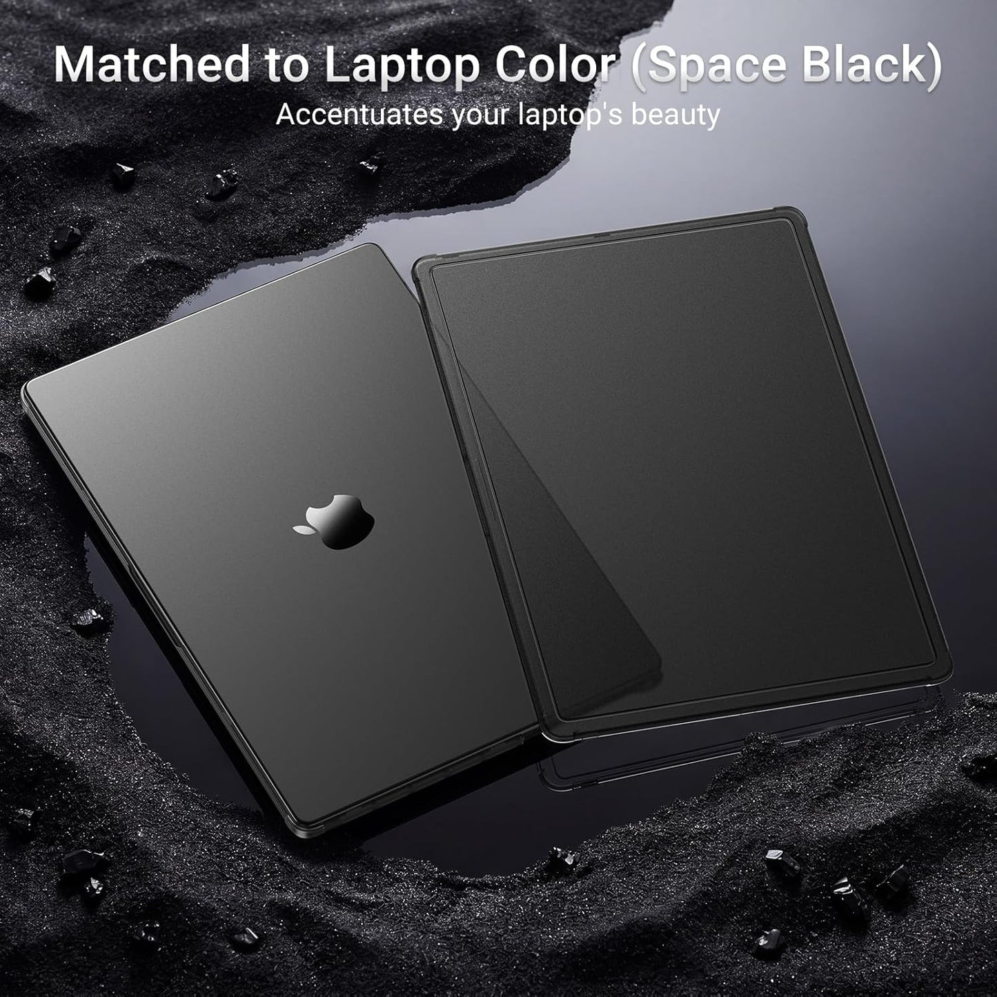 MOSISO Compatible with MacBook Pro 16 inch Case M5 2026 M4 2025 M3 M2 M1 2024-2021 A3429 A3428 A3403 A3186 A2991 A2780 A2485, 4 in 1 Kit Matte Reinforced Corners Protective Hard Shell, Black