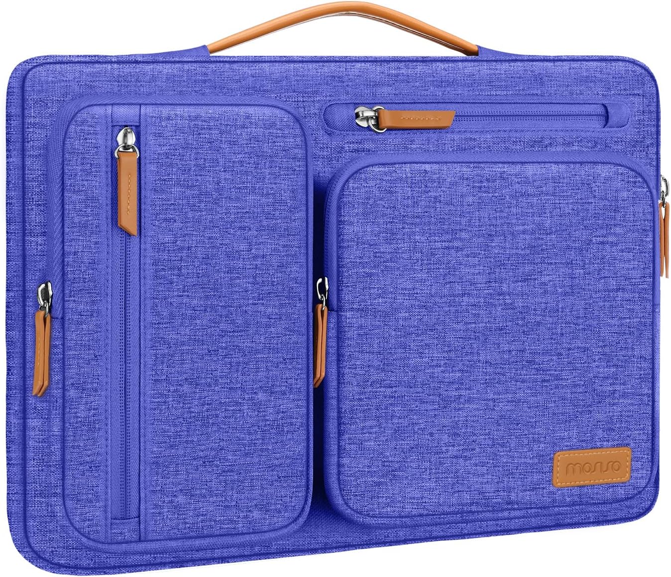 MOSISO 360 Protective Laptop Case 13-17.3 inch, 13 13.3 14 15 16 17.3 inch Laptop Sleeve Compatible with MacBook Air M4 M3 M2 2025 2024 2023, Dell XPS Plus, Side Open Carrying Case with 4 Zipper Pockets&Handle