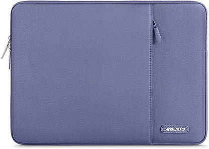 MOSISO Laptop Case 13-18.5 inch, 12.3 13 13.3 14 15 16 17.3 18.5 24 inch Laptop Sleeve Compatible with MacBook Pro 16 M5 M4 M3 M2 M1, HP Acer Dell Lenovo ASUS, Polyester Vertical Computer Sleeve Bag with Pocket, Black