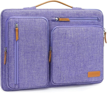 MOSISO 360 Protective Laptop Case 13-17.3 inch, 13 13.3 14 15 16 17.3 inch Laptop Sleeve Compatible with MacBook Air M4 M3 M2 2025 2024 2023, Dell XPS Plus, Side Open Carrying Case with 4 Zipper Pockets&Handle