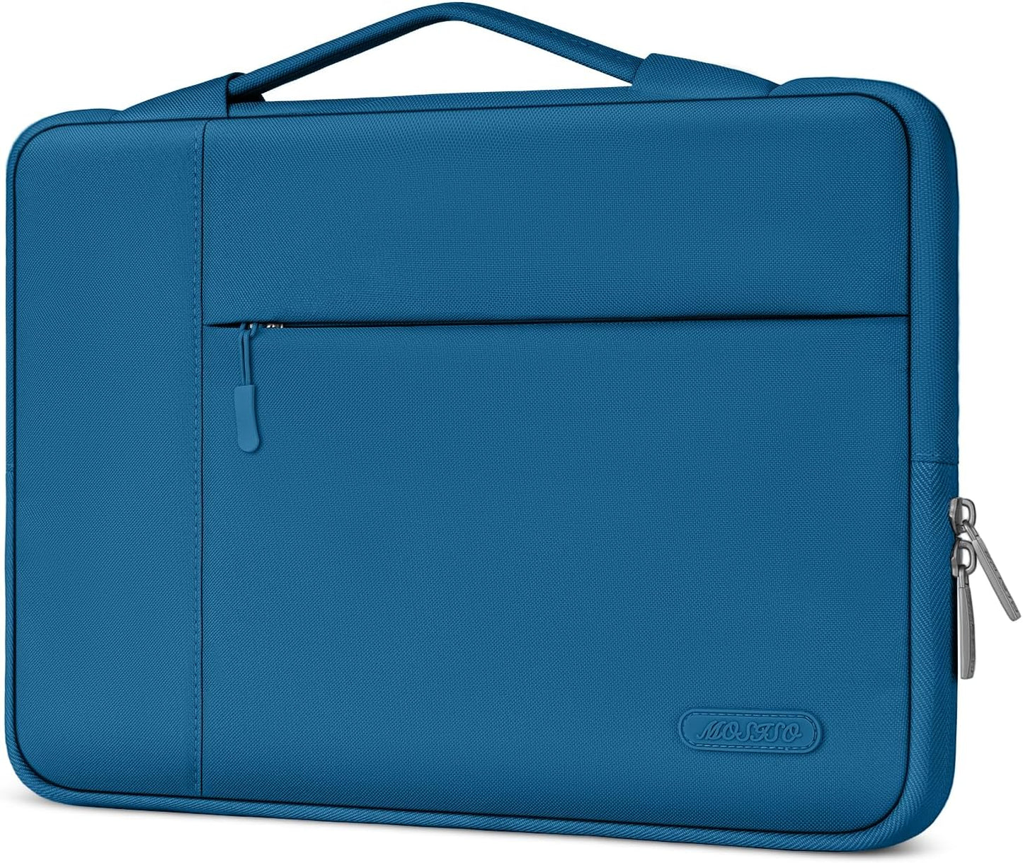 MOSISO Laptop Case 12.3-16 inch, 12.3 13 13.3 14 15 16 inch Laptop Sleeve with Handle Compatible with MacBook Air 15 inch M5 A3448 M4 A3241 M3 A3114 M2 A2941 2026-2023, Dell XPS, Polyester Multifunctional Computer Bag, Black