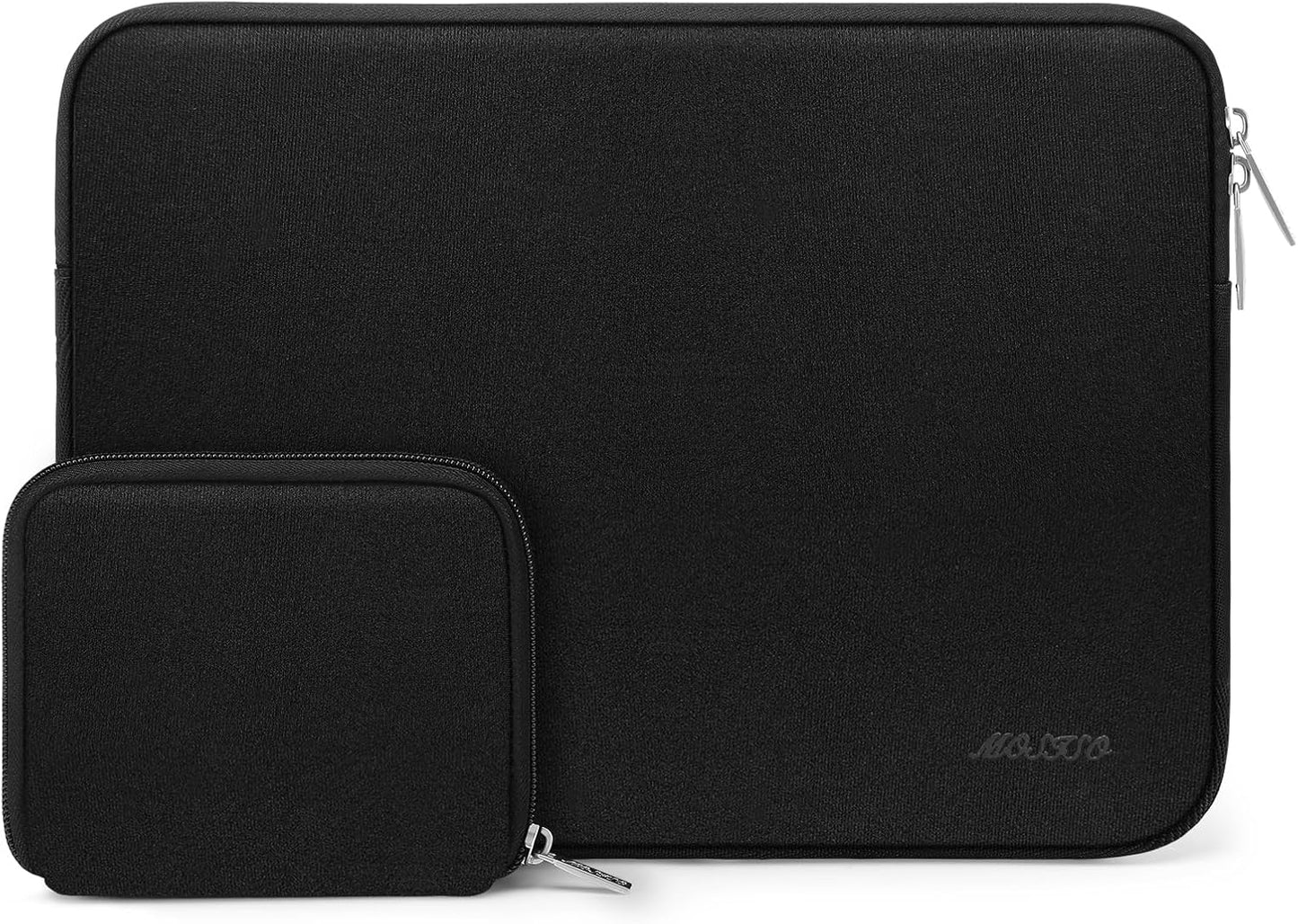 MOSISO Laptop Case 12.3-18.5 inch,12.3 13 13.3 14 15 16 17.3 18.5 inch Laptop Sleeve Bag Compatible with ASUS Gaming Monitor HP Dell Lenovo Notebook, Neoprene Computer Sleeve Bag with Small Case, Black