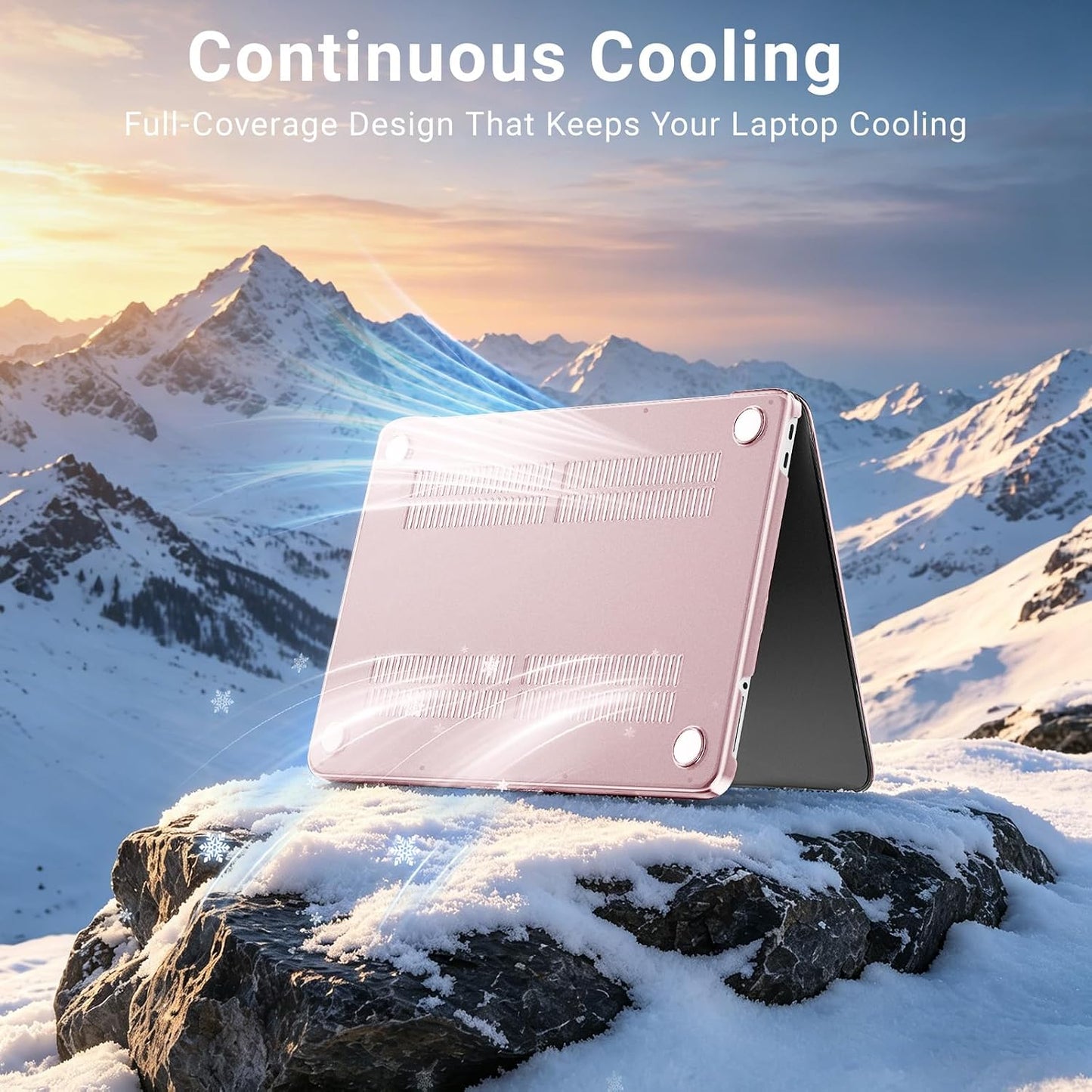 MOSISO Crack-Resistant Cover Compatible with MacBook Neo Case 13 inch 2026 Release Model A3404 with A18 Pro Chip, Protective Hard Shell&Keyboard Cover&Screen Film&Type C