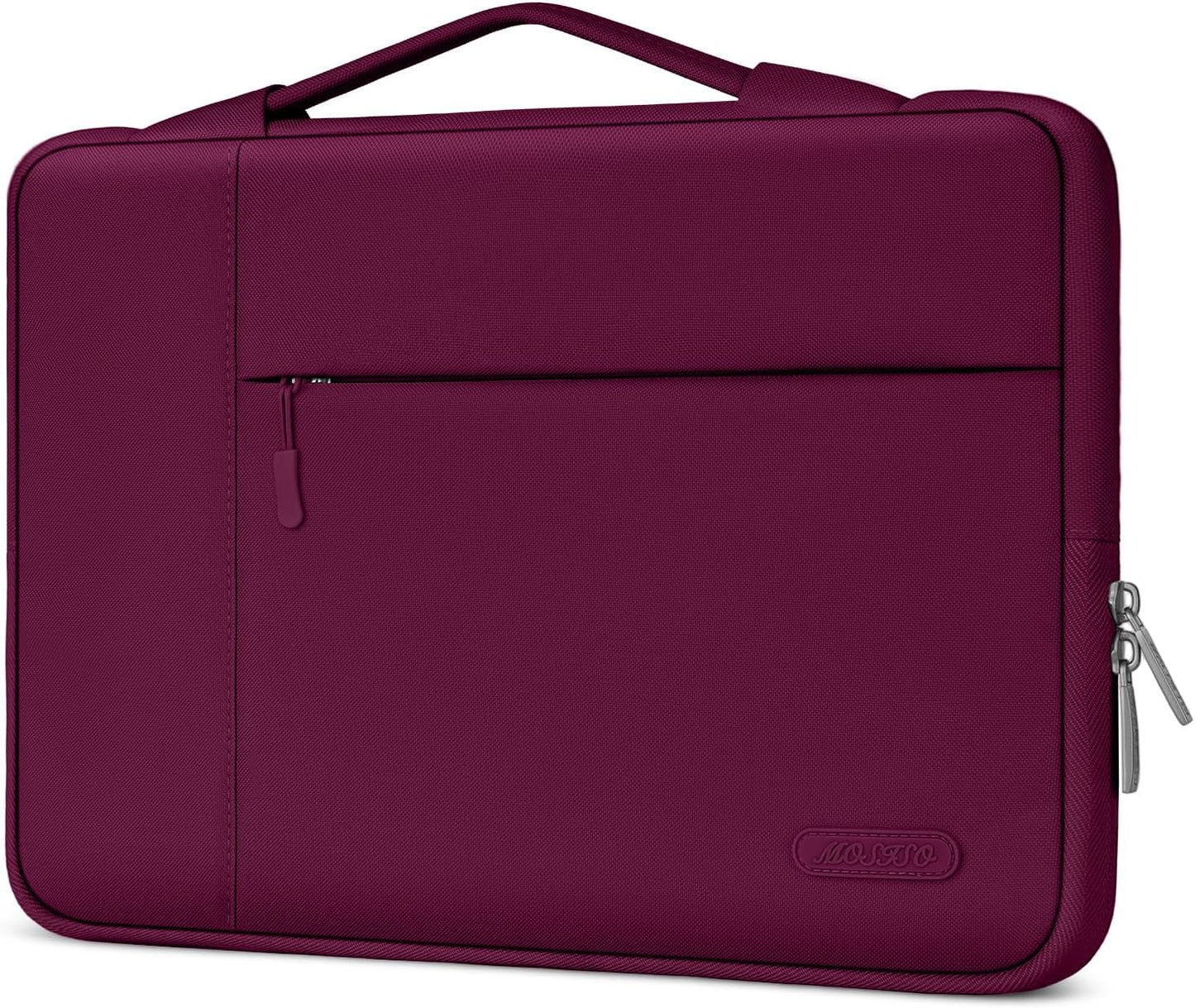 MOSISO Laptop Case 12.3-16 inch, 12.3 13 13.3 14 15 16 inch Laptop Sleeve with Handle Compatible with MacBook Air 15 inch M5 A3448 M4 A3241 M3 A3114 M2 A2941 2026-2023, Dell XPS, Polyester Multifunctional Computer Bag, Black