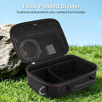 MOSISO EVA‑PU Hard Shell Digital Camera Travel Carrying Case with Custom Removable Dividers for Canon Sony DSLR Mirrorless Cameras