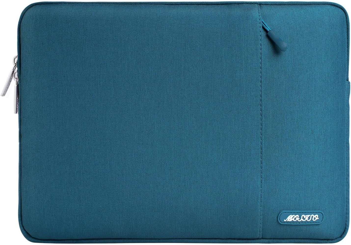 MOSISO Laptop Case 13-18.5 inch, 12.3 13 13.3 14 15 16 17.3 18.5 24 inch Laptop Sleeve Compatible with MacBook Pro 16 M5 M4 M3 M2 M1, HP Acer Dell Lenovo ASUS, Polyester Vertical Computer Sleeve Bag with Pocket, Black