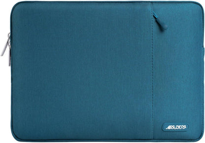 MOSISO Laptop Case 13-18.5 inch, 12.3 13 13.3 14 15 16 17.3 18.5 24 inch Laptop Sleeve Compatible with MacBook Pro 16 M5 M4 M3 M2 M1, HP Acer Dell Lenovo ASUS, Polyester Vertical Computer Sleeve Bag with Pocket, Black