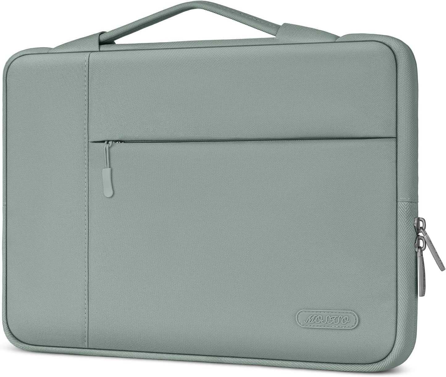 MOSISO Laptop Case 12.3-16 inch, 12.3 13 13.3 14 15 16 inch Laptop Sleeve with Handle Compatible with MacBook Air 15 inch M5 A3448 M4 A3241 M3 A3114 M2 A2941 2026-2023, Dell XPS, Polyester Multifunctional Computer Bag, Black