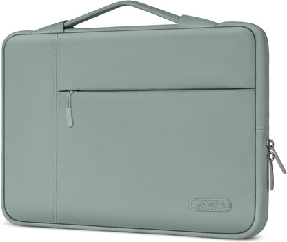 MOSISO Laptop Case 12.3-16 inch, 12.3 13 13.3 14 15 16 inch Laptop Sleeve with Handle Compatible with MacBook Air 15 inch M5 A3448 M4 A3241 M3 A3114 M2 A2941 2026-2023, Dell XPS, Polyester Multifunctional Computer Bag, Black