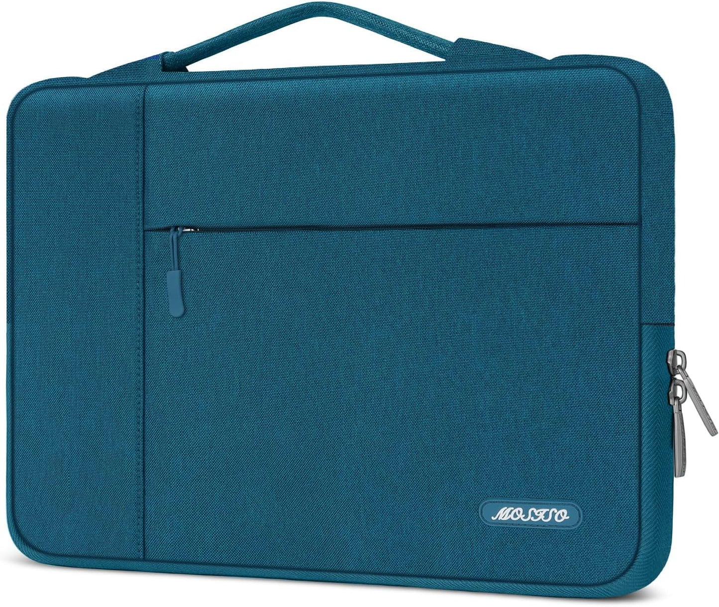 MOSISO Laptop Case 12.3-16 inch, 12.3 13 13.3 14 15 16 inch Laptop Sleeve with Handle Compatible with MacBook Air 15 inch M5 A3448 M4 A3241 M3 A3114 M2 A2941 2026-2023, Dell XPS, Polyester Multifunctional Computer Bag, Black