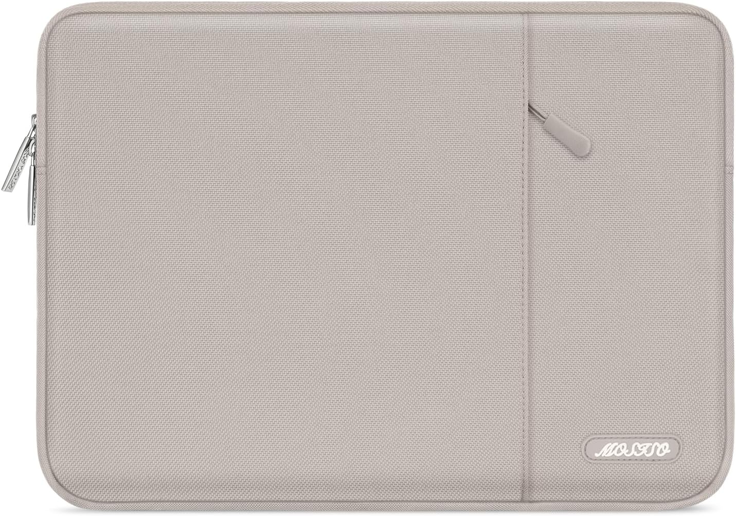 MOSISO Laptop Case 13-18.5 inch, 12.3 13 13.3 14 15 16 17.3 18.5 24 inch Laptop Sleeve Compatible with MacBook Pro 16 M5 M4 M3 M2 M1, HP Acer Dell Lenovo ASUS, Polyester Vertical Computer Sleeve Bag with Pocket, Black