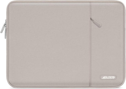 MOSISO Laptop Case 13-18.5 inch, 12.3 13 13.3 14 15 16 17.3 18.5 24 inch Laptop Sleeve Compatible with MacBook Pro 16 M5 M4 M3 M2 M1, HP Acer Dell Lenovo ASUS, Polyester Vertical Computer Sleeve Bag with Pocket, Black