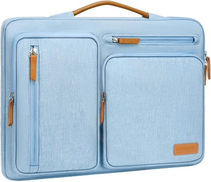 MOSISO 360 Protective Laptop Case 13-17.3 inch, 13 13.3 14 15 16 17.3 inch Laptop Sleeve Compatible with MacBook Air M4 M3 M2 2025 2024 2023, Dell XPS Plus, Side Open Carrying Case with 4 Zipper Pockets&Handle
