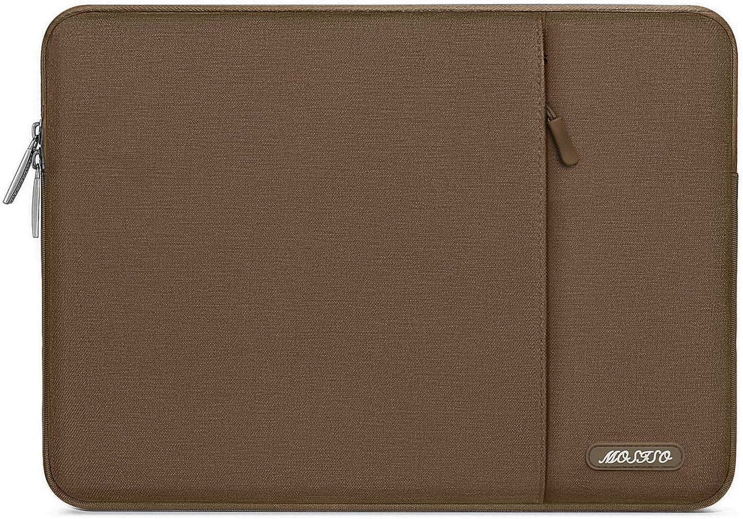 MOSISO Laptop Case 13-18.5 inch, 12.3 13 13.3 14 15 16 17.3 18.5 24 inch Laptop Sleeve Compatible with MacBook Pro 16 M5 M4 M3 M2 M1, HP Acer Dell Lenovo ASUS, Polyester Vertical Computer Sleeve Bag with Pocket, Black