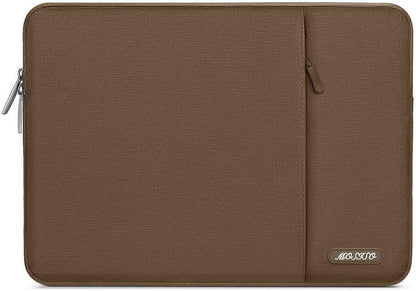 MOSISO Laptop Case 13-18.5 inch, 12.3 13 13.3 14 15 16 17.3 18.5 24 inch Laptop Sleeve Compatible with MacBook Pro 16 M5 M4 M3 M2 M1, HP Acer Dell Lenovo ASUS, Polyester Vertical Computer Sleeve Bag with Pocket, Black