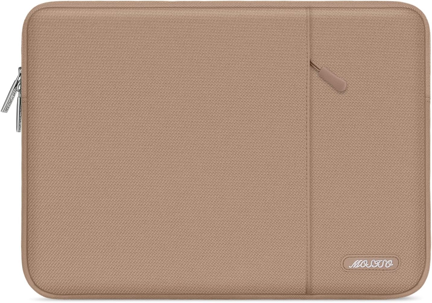 MOSISO Laptop Case 13-18.5 inch, 12.3 13 13.3 14 15 16 17.3 18.5 24 inch Laptop Sleeve Compatible with MacBook Pro 16 M5 M4 M3 M2 M1, HP Acer Dell Lenovo ASUS, Polyester Vertical Computer Sleeve Bag with Pocket, Black