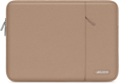 MOSISO Laptop Case 13-18.5 inch, 12.3 13 13.3 14 15 16 17.3 18.5 24 inch Laptop Sleeve Compatible with MacBook Pro 16 M5 M4 M3 M2 M1, HP Acer Dell Lenovo ASUS, Polyester Vertical Computer Sleeve Bag with Pocket, Black