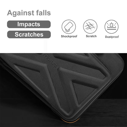 MOSISO Shockproof Waterproof EaVA Hard Shell Laptop Carry Case with Handle, Front Pocket & Luggage Belt, Fits 13.3–17.3 Inch MacBook HP Dell Lenovo Asus Notebook
