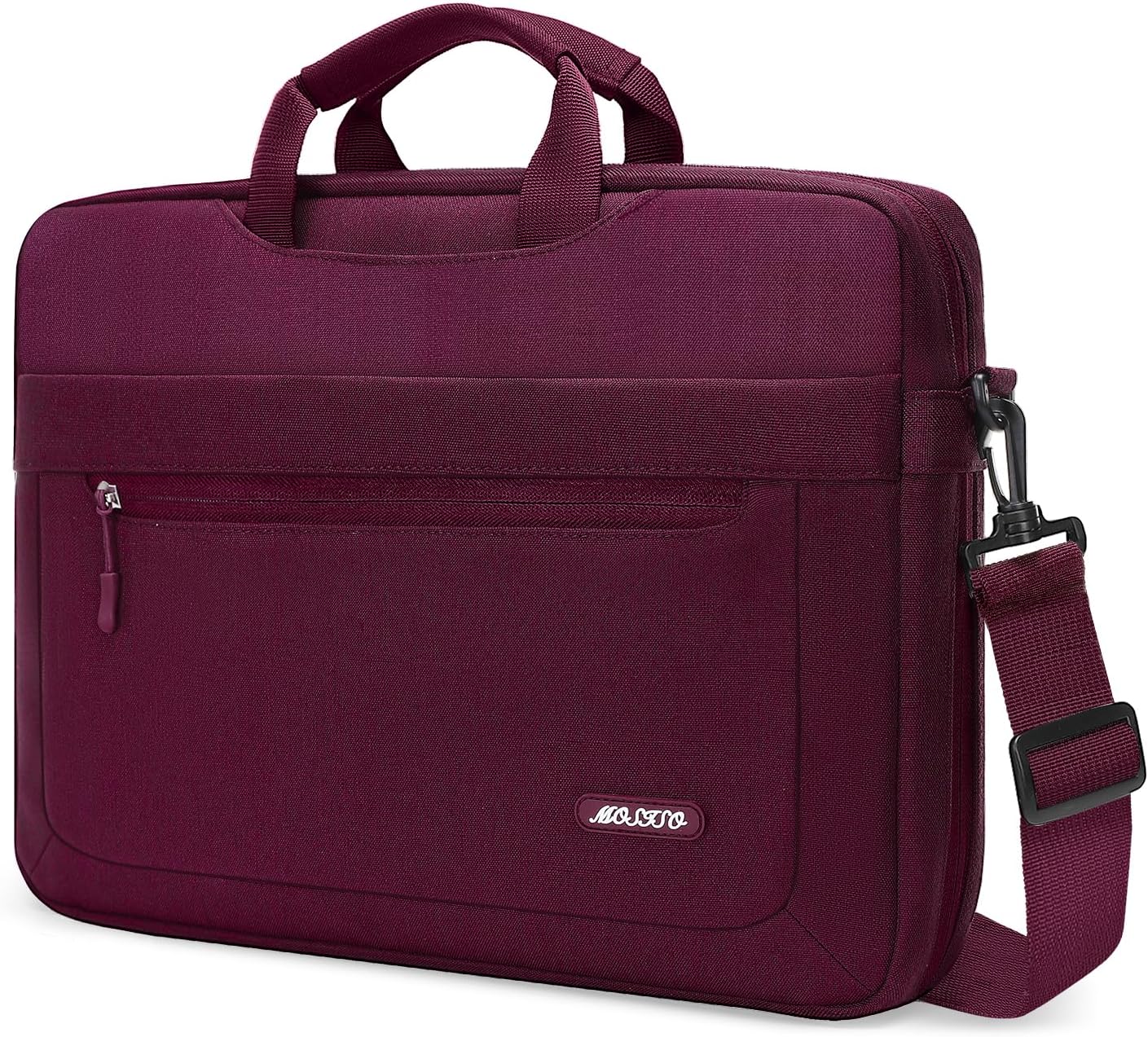 MOSISO Laptop Bag 13.3-17.3 inch, 13.3/16/17.3 inch Computer Bags Compatible with MacBook Neo 13/ Air 13/13.6/ Pro 13/14, HP Dell Lenovo Acer, Laptop Messenger Bag with Adjustable Depth at Bottom