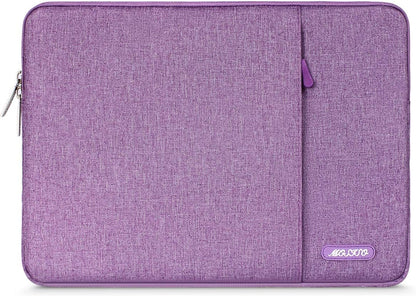 MOSISO Laptop Case 13-18.5 inch, 12.3 13 13.3 14 15 16 17.3 18.5 24 inch Laptop Sleeve Compatible with MacBook Pro 16 M5 M4 M3 M2 M1, HP Acer Dell Lenovo ASUS, Polyester Vertical Computer Sleeve Bag with Pocket, Black