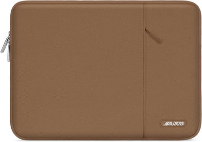 MOSISO Laptop Case 13-18.5 inch, 12.3 13 13.3 14 15 16 17.3 18.5 24 inch Laptop Sleeve Compatible with MacBook Pro 16 M5 M4 M3 M2 M1, HP Acer Dell Lenovo ASUS, Polyester Vertical Computer Sleeve Bag with Pocket, Black