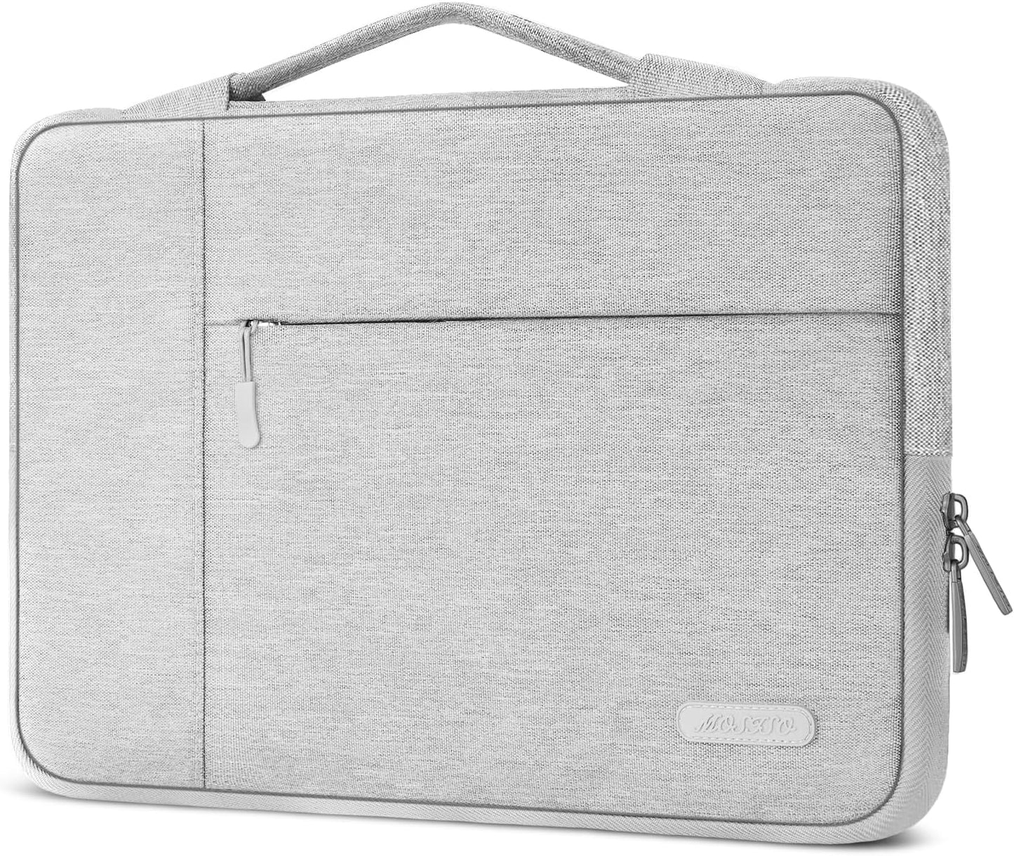 MOSISO Laptop Case 12.3-16 inch, 12.3 13 13.3 14 15 16 inch Laptop Sleeve with Handle Compatible with MacBook Air 15 inch M5 A3448 M4 A3241 M3 A3114 M2 A2941 2026-2023, Dell XPS, Polyester Multifunctional Computer Bag, Black