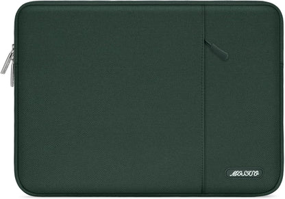 MOSISO Laptop Case 13-18.5 inch, 12.3 13 13.3 14 15 16 17.3 18.5 24 inch Laptop Sleeve Compatible with MacBook Pro 16 M5 M4 M3 M2 M1, HP Acer Dell Lenovo ASUS, Polyester Vertical Computer Sleeve Bag with Pocket, Black