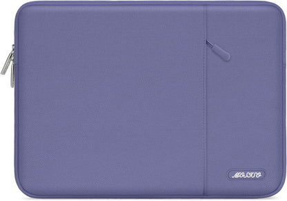 MOSISO Laptop Case 13-18.5 inch, 12.3 13 13.3 14 15 16 17.3 18.5 24 inch Laptop Sleeve Compatible with MacBook Pro 16 M5 M4 M3 M2 M1, HP Acer Dell Lenovo ASUS, Polyester Vertical Computer Sleeve Bag with Pocket, Black