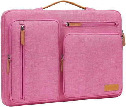 MOSISO 360 Protective Laptop Case 13-17.3 inch, 13 13.3 14 15 16 17.3 inch Laptop Sleeve Compatible with MacBook Air M4 M3 M2 2025 2024 2023, Dell XPS Plus, Side Open Carrying Case with 4 Zipper Pockets&Handle