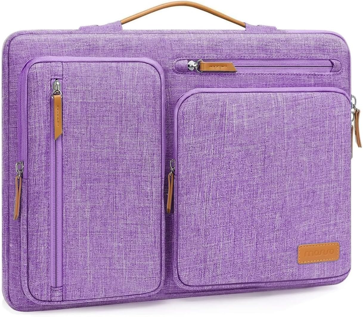 MOSISO 360 Protective Laptop Case 13-17.3 inch, 13 13.3 14 15 16 17.3 inch Laptop Sleeve Compatible with MacBook Air M4 M3 M2 2025 2024 2023, Dell XPS Plus, Side Open Carrying Case with 4 Zipper Pockets&Handle
