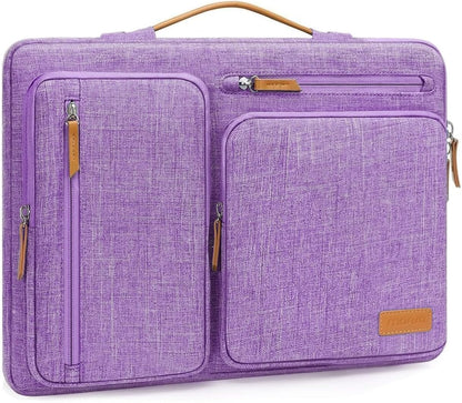 MOSISO 360 Protective Laptop Case 13-17.3 inch, 13 13.3 14 15 16 17.3 inch Laptop Sleeve Compatible with MacBook Air M4 M3 M2 2025 2024 2023, Dell XPS Plus, Side Open Carrying Case with 4 Zipper Pockets&Handle