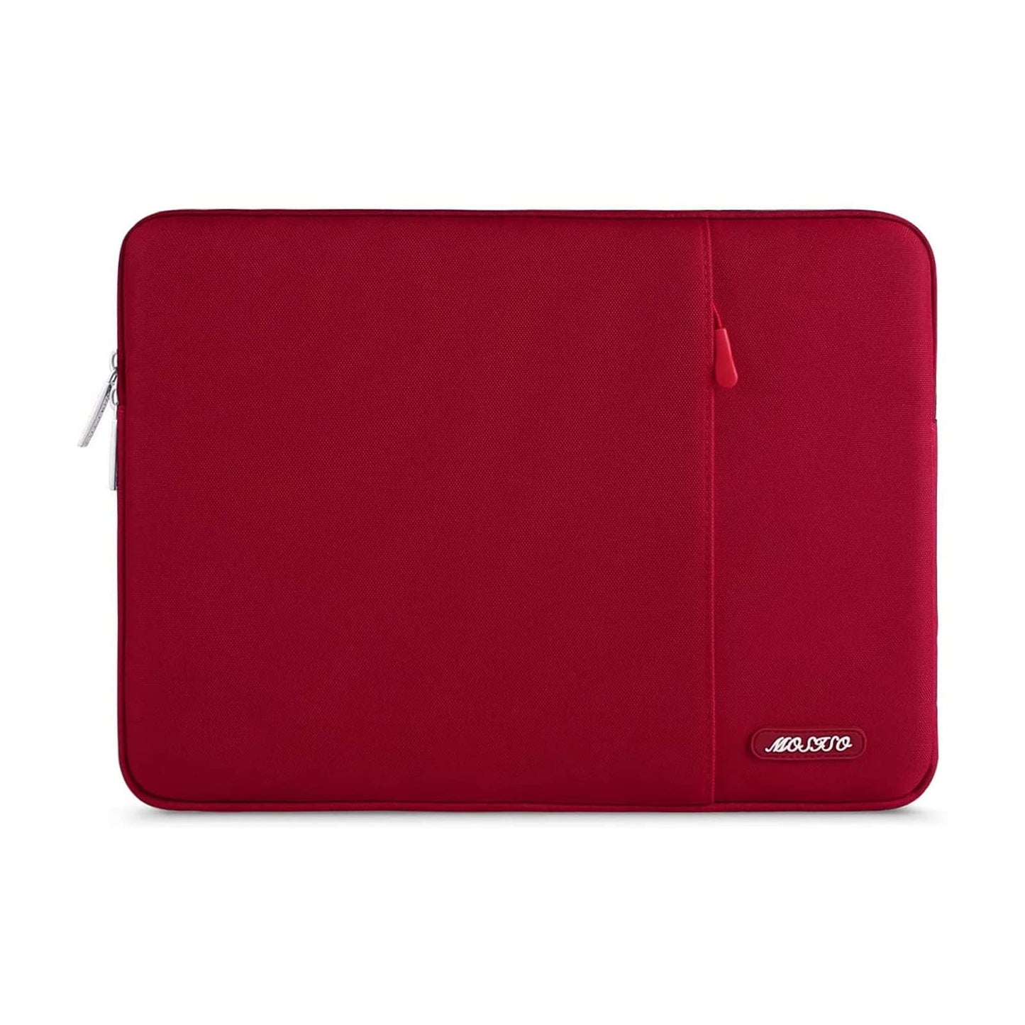 MOSISO Polyester Vertical Laptop Sleeve with Front Pocket, 12.3-18.5 Inch Universal Fit for MacBook Pro 16 M1/M2/M3/M4/M5, HP Dell Lenovo Acer Asus, Compatible with MacBook Neo, Dozens of Colors Available
