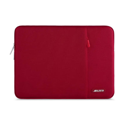 MOSISO Polyester Vertical Laptop Sleeve with Front Pocket, 12.3-18.5 Inch Universal Fit for MacBook Pro 16 M1/M2/M3/M4/M5, HP Dell Lenovo Acer Asus, Compatible with MacBook Neo, Dozens of Colors Available