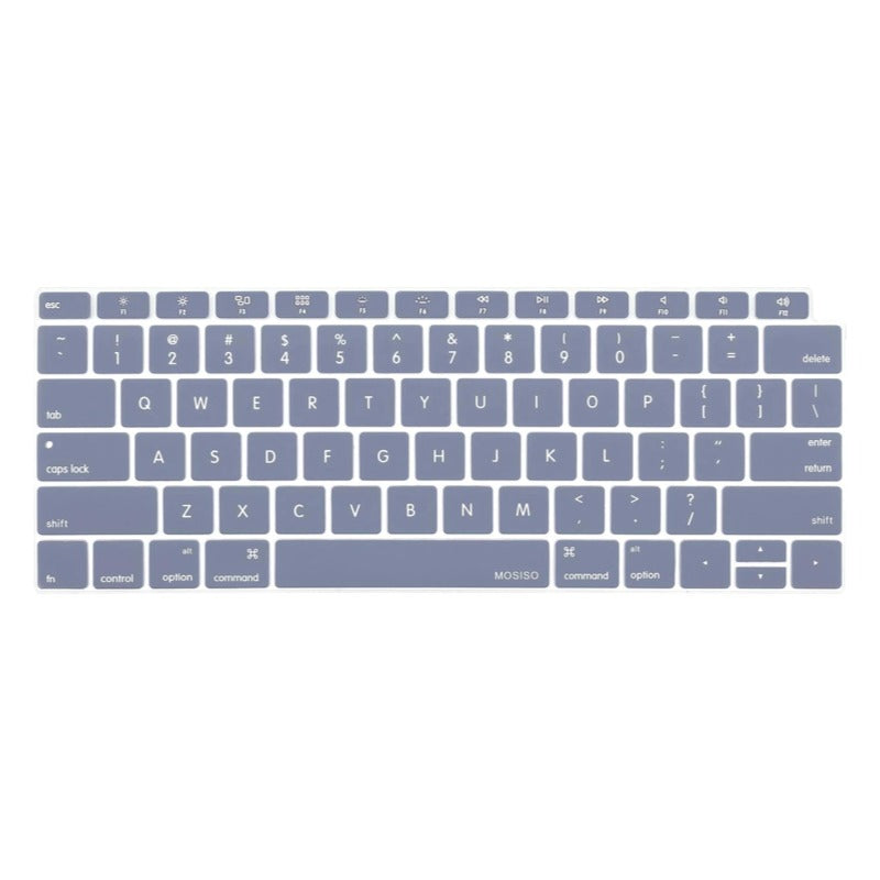 MOSISO Keyboard Cover Compatible with MacBook Air 13 inch 2019 2018 Release A1932 Retina Display with Touch ID, Waterproof Dust-Proof Protective Silicone Skin