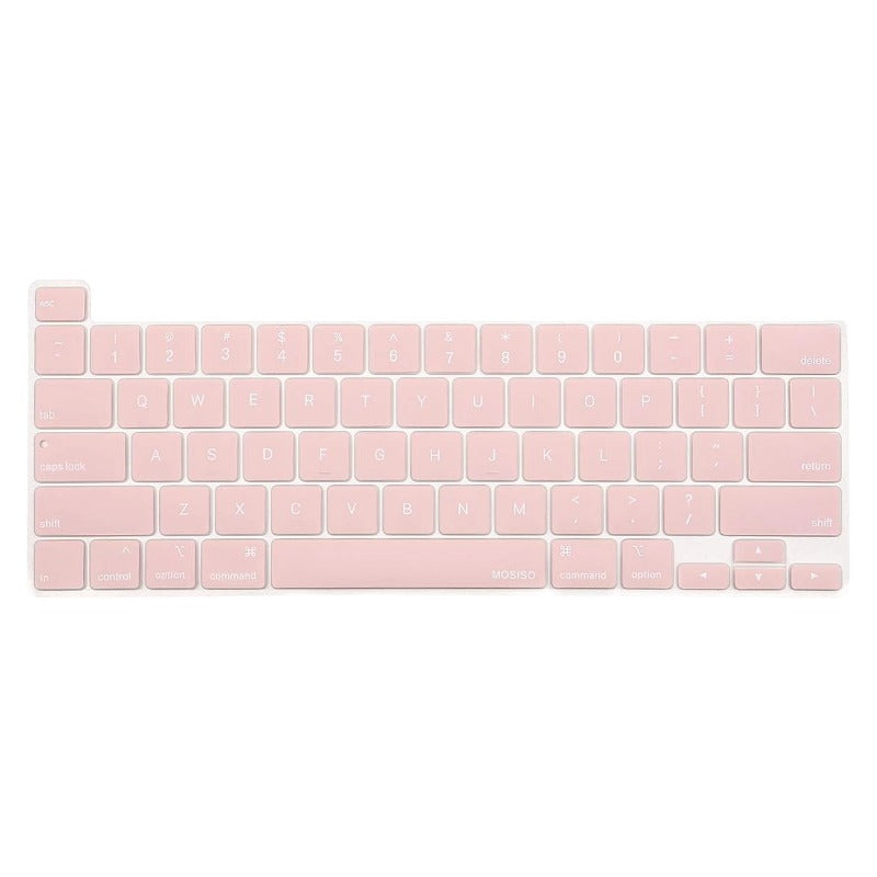 MOSISO Keyboard Cover Compatible with MacBook Pro 13 inch M2 2023, 2022, 2021 2020 M1 A2338 A2289 A2251&Compatible with MacBook Pro 16 2020 2019 A2141 Touch ID,Protective Silicone Skin, Airy Blue