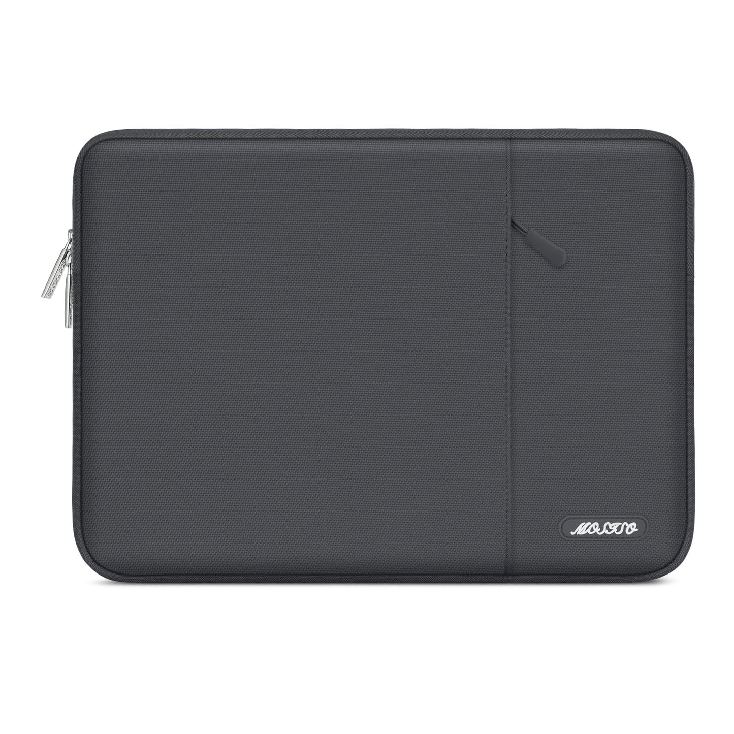 MOSISO Polyester Vertical Laptop Sleeve with Front Pocket, 12.3-18.5 Inch Universal Fit for MacBook Pro 16 M1/M2/M3/M4/M5, HP Dell Lenovo Acer Asus, Compatible with MacBook Neo, Dozens of Colors Available