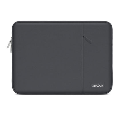 MOSISO Polyester Vertical Laptop Sleeve with Front Pocket, 12.3-18.5 Inch Universal Fit for MacBook Pro 16 M1/M2/M3/M4/M5, HP Dell Lenovo Acer Asus, Compatible with MacBook Neo, Dozens of Colors Available