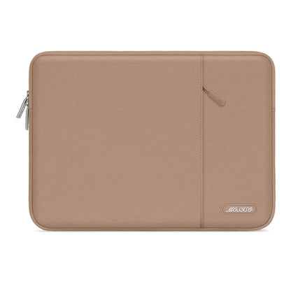 MOSISO Polyester Vertical Laptop Sleeve with Front Pocket, 12.3-18.5 Inch Universal Fit for MacBook Pro 16 M1/M2/M3/M4/M5, HP Dell Lenovo Acer Asus, Compatible with MacBook Neo, Dozens of Colors Available