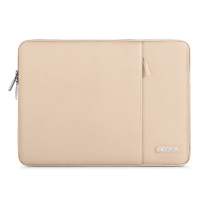 MOSISO Polyester Vertical Laptop Sleeve with Front Pocket, 12.3-18.5 Inch Universal Fit for MacBook Pro 16 M1/M2/M3/M4/M5, HP Dell Lenovo Acer Asus, Compatible with MacBook Neo, Dozens of Colors Available