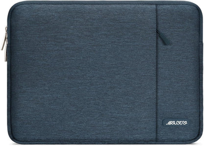 MOSISO Laptop Case 13-18.5 inch, 12.3 13 13.3 14 15 16 17.3 18.5 24 inch Laptop Sleeve Compatible with MacBook Pro 16 M5 M4 M3 M2 M1, HP Acer Dell Lenovo ASUS, Polyester Vertical Computer Sleeve Bag with Pocket, Black