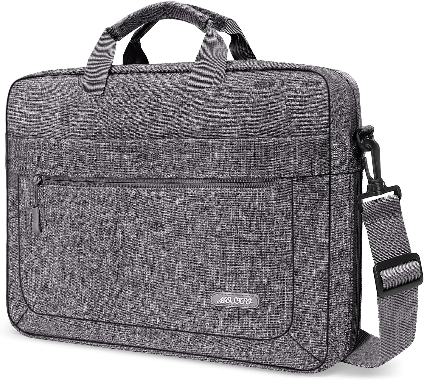 MOSISO Laptop Bag 13.3-17.3 inch, 13.3/16/17.3 inch Computer Bags Compatible with MacBook Neo 13/ Air 13/13.6/ Pro 13/14, HP Dell Lenovo Acer, Laptop Messenger Bag with Adjustable Depth at Bottom